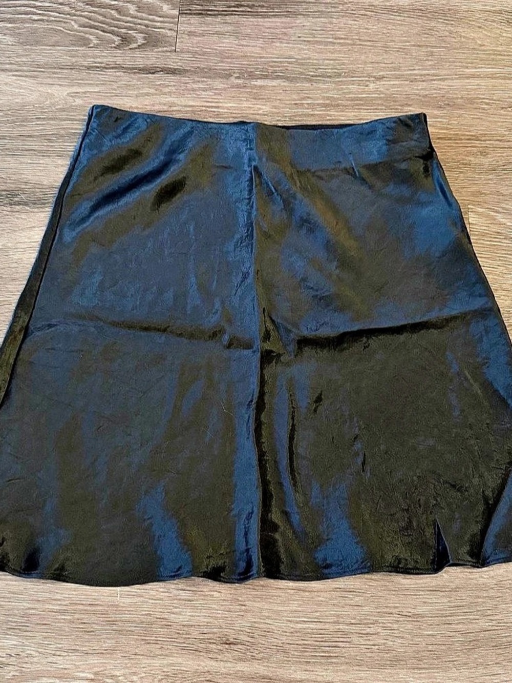 Babaton New Slip Mini Satin Skirt in Black